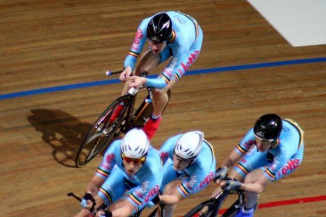 Steve Schoonheyt en équipe nationale sur piste