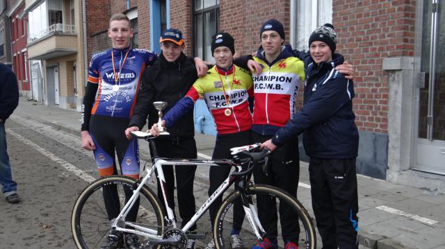 Lobet et Léonard champion de Wallonie Cyclo-Cross